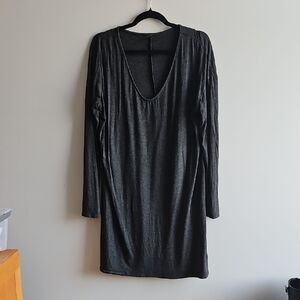 2/$20 Gentle Fawn - Gray Long Sleeve Dress - Size Large